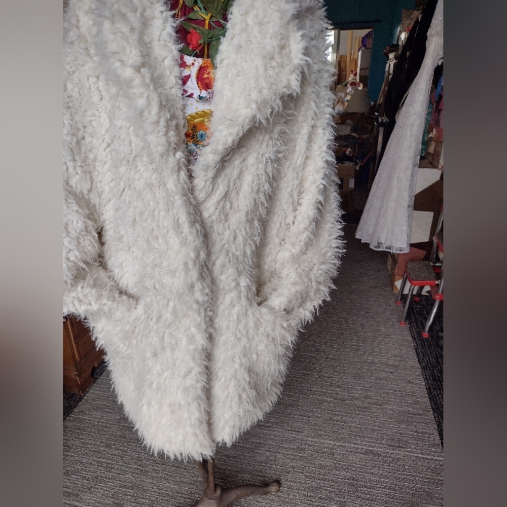 Woman's faux fur coat